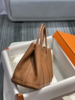 高仿包包Hermes愛馬仕新款金棕色gard party花園包手提包購物包30CM