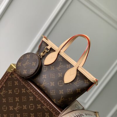 高仿包包LV路易威登M46705neverfull bb托特包肩包