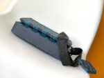 原單LV路易威登M46604藍色Monogram壓紋郵差包斜挎包