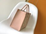 高仿LV路易威登M46286粉色ONTHEGO中號手袋Monogram牛皮手提包