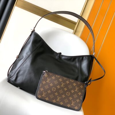 原單LV路易威登M25143本款CarryAll Dark中號手袋