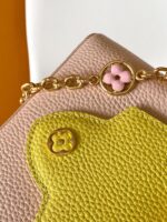 頂級LV路易威登M23951粉色Lovelock鏈條包手提斜挎包