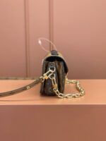 高仿精品LV路易威登M46279黃花POCHETTE MÉTIS EAST WEST手袋鏈條包