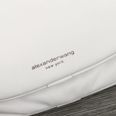 頂級亞歷山大·王Alexander Wang新款白色綿羊皮經典腰包
