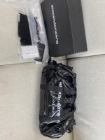原單亞歷山大·王Alexander Wang新款納帕皮革徽標旅行包黑色