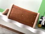 原單Chanel香奈兒新款走秀款棕色毛沙灘包A66941