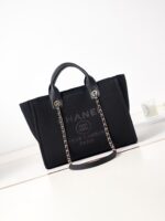 頂級Chanel香奈兒新款黑色沙灘包女款購物旅行包