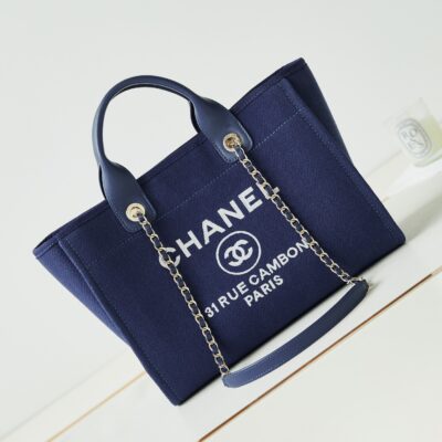 高仿網站Chanel香奈兒新款藍色女款沙灘包海灘必備包包