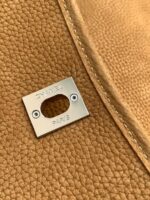 原單Chanel香奈兒新款棕色Vintage中古包雙口袋鏈條包AS6068 