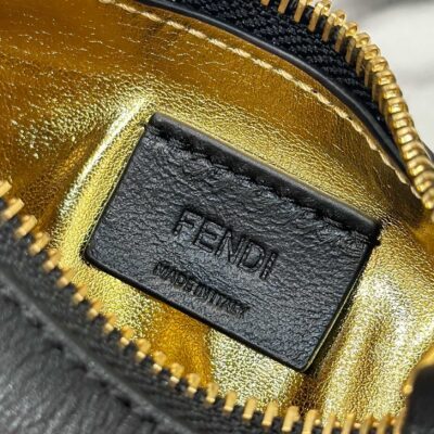 1:1Fend芬迪igraphy迷你月牙包黑色80056S