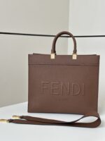 頂級FEND芬迪新品Tote全粒面牛皮托特包通勤又百搭8636