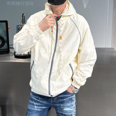 Gucci古驰高仿衣服秋冬24SS新款白色外套夾克