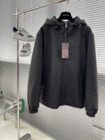 Gucci古驰頂級2024秋冬爆款雙面尼龍提花GH拉鍊夾克