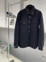 Gucci古驰原單秋冬24SS新款單寧水洗牛仔襯衫