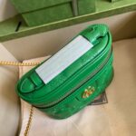 高仿GUCCI古驰723770綠色女款輕量化妝包