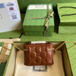 一比一GUCCI古驰723770棕色收納袋化妝包