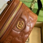 一比一GUCCI古驰723770棕色收納袋化妝包