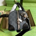 1:1GUCCI古驰723307黑色波士頓包斜挎包