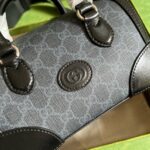 1:1GUCCI古驰723307黑色波士頓包斜挎包