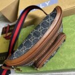 高仿包包GUCCI古驰682933牛仔藍色腰包