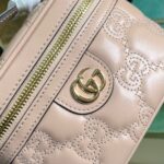 高仿精品GUCCI古驰723770肉粉色化妝包