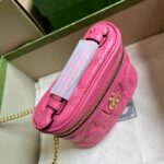 復刻GUCCI古驰723770玫粉色化妝包