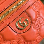 高仿大牌GUCCI古驰723770橙色化妝包