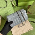 高仿精品GUCCI古驰灰色雙G476433鏈條包