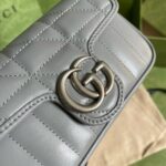 高仿精品GUCCI古驰灰色雙G476433鏈條包