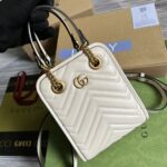 頂級GUCCI古驰雙G白色696123風琴包