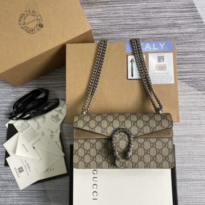 高仿GUCCI古驰卡其499623酒神斜挎包