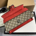 高仿網站GUCCI古驰紅色499623酒神斜挎包