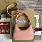 頂級GUCCI古驰雙女款粉色731817腋下包肩包