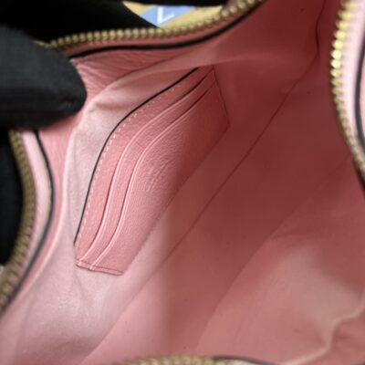 頂級GUCCI古驰雙女款粉色731817腋下包肩包