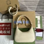 1:1GUCCI古驰雙女款白色731817腋下包肩包