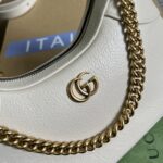 1:1GUCCI古驰雙女款白色731817腋下包肩包