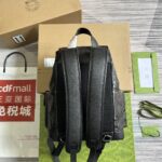 高仿包包GUCCI古驰雙739503黑色雙肩包背包