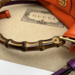 頂級GUCCI古驰雙女款橙色746124肩背包手提包