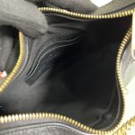 高仿精品GUCCI古驰雙女款黑色731817腋下包肩包