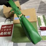 一比一GUCCI古驰雙女款綠色731817腋下包肩包