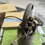 高仿包包GUCCI古驰雙760199杏啡水桶包