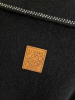 頂級Loewe羅意威秋冬新款黑色外套夾克保暖