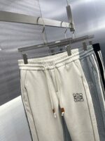 高仿Loewe羅意威秋冬新款運動褲水貂絨加絨褲