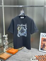 高仿原單Loewe羅意威2025春夏最新款短袖圓領T恤