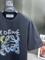 高仿原單Loewe羅意威2025春夏最新款短袖圓領T恤