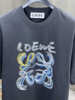 高仿原單Loewe羅意威2025春夏最新款短袖圓領T恤