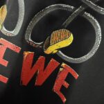 原單Loewe羅意威印刷圖案黑色短袖T恤