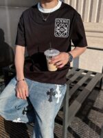 高仿衣服Loewe羅意威最短袖T恤百搭款