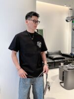 復刻Loewe羅意威時尚黑色短袖T恤無敵帥氣款