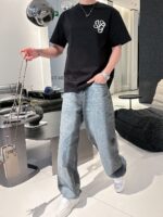復刻Loewe羅意威時尚黑色短袖T恤無敵帥氣款